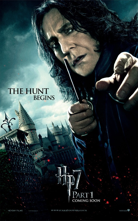 Harry Potter movie poster Deathly Hallows Part 1, (Snape) 11″ x 17″