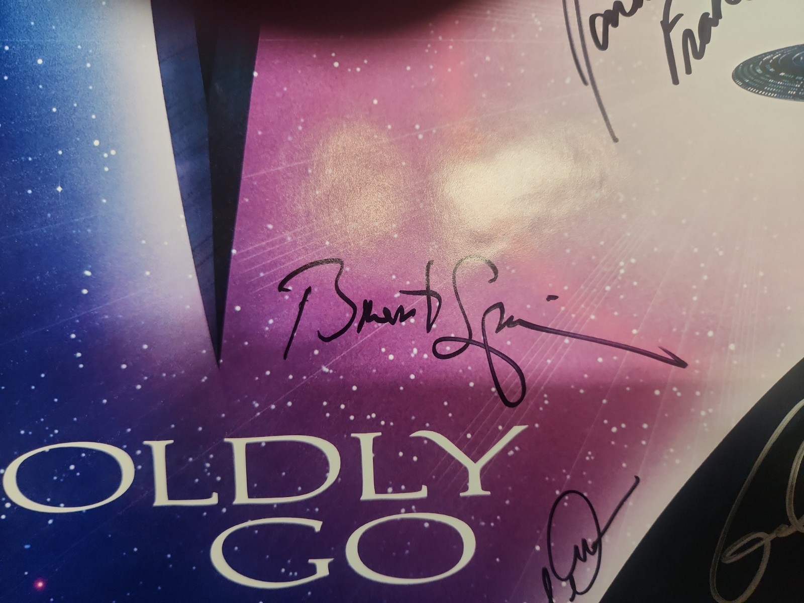 Star Trek Generations Orignal Poster 27×40 Shatner Stewart Cast Signed X10