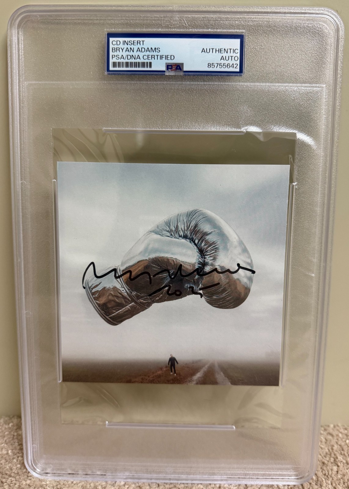 BRYAN ADAMS Signed Autograph Roll With The Punches CD Photo Card PSA DNA COA