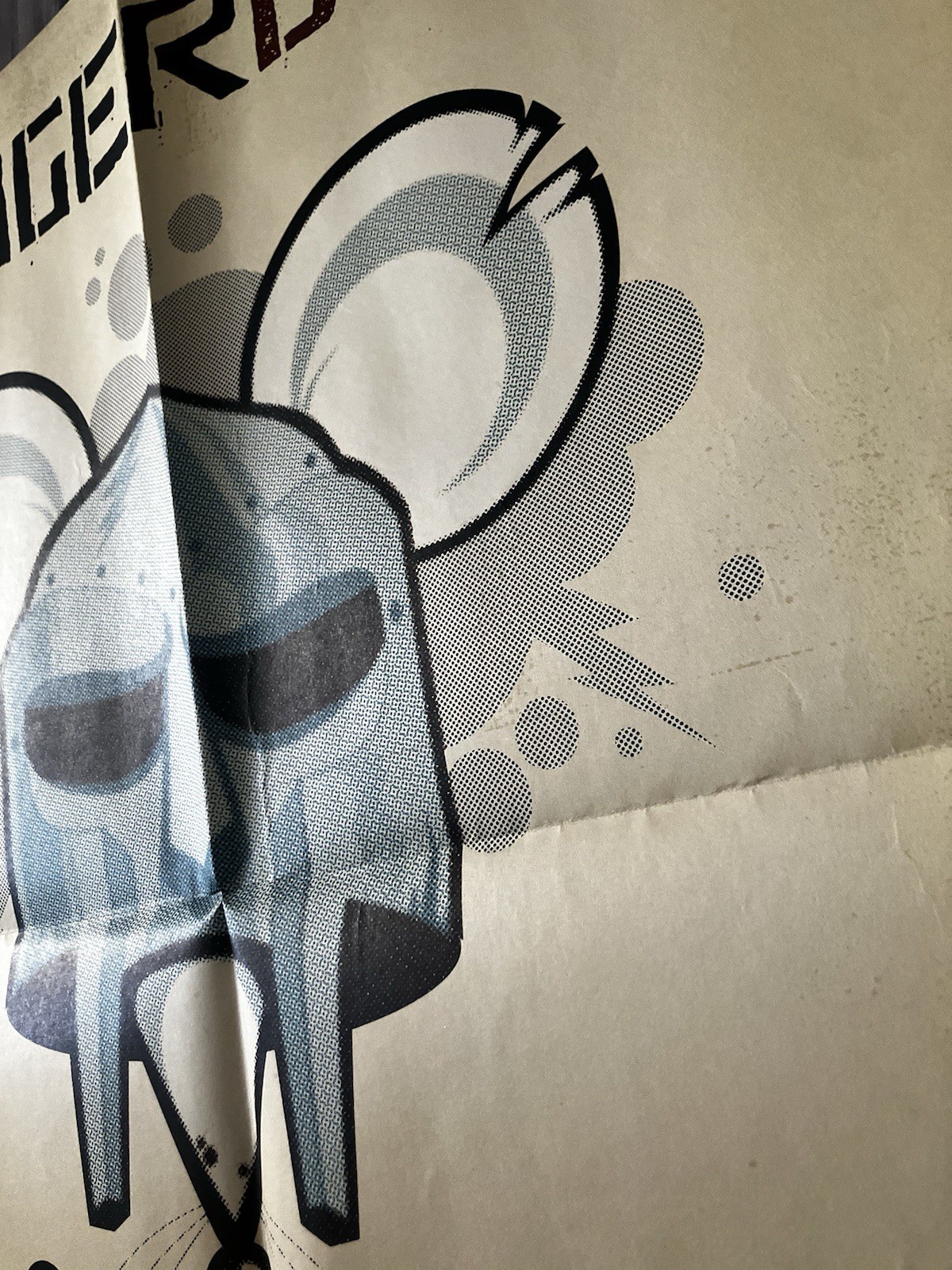 MF DOOM Danger Mouse 18×24 Promo Poster Adult Swim 2005 Mouse mos def