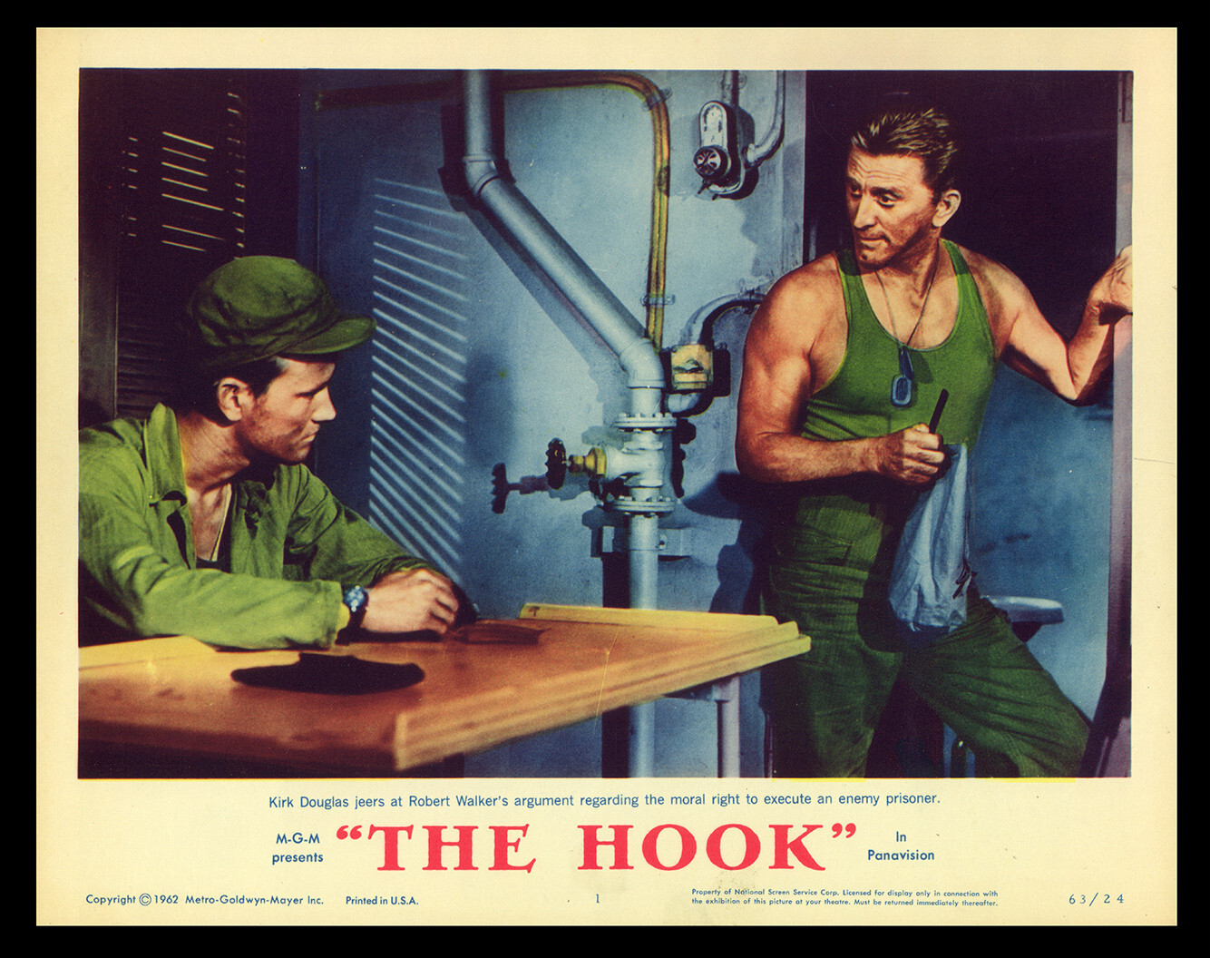 THE HOOK (1963) Original 11×14 Lobby Card.