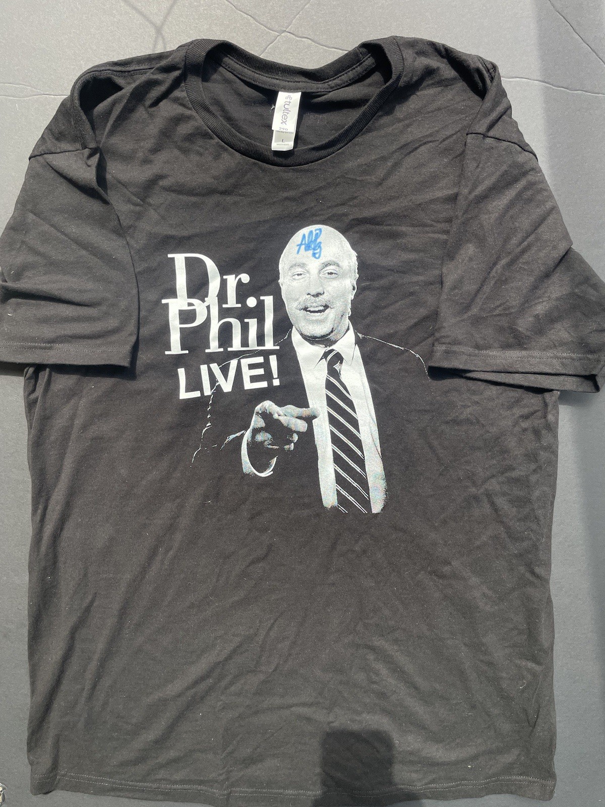 Adam Ray Signed Autographed Dr Phil Live Tour Mens T Shirt Comedian Large