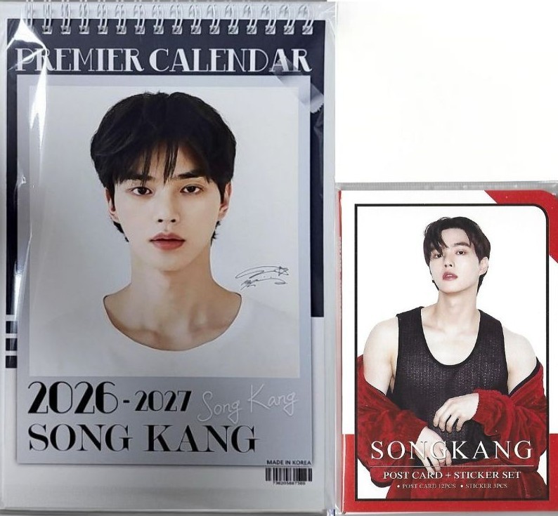Song Kang Photo Calendar Year 2026 & 2027+[Post Card Set] K-ACTOR 2026.01-3