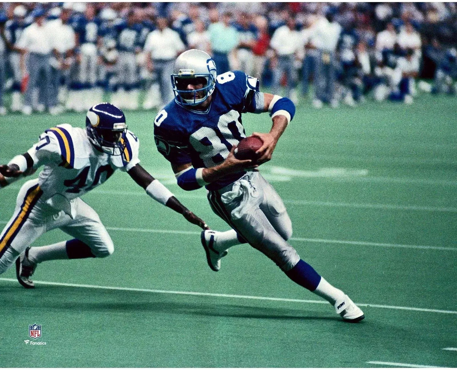 Steve Largent Seattle Seahawks Running Into The End Zone 8×10 PHOTO PRINT