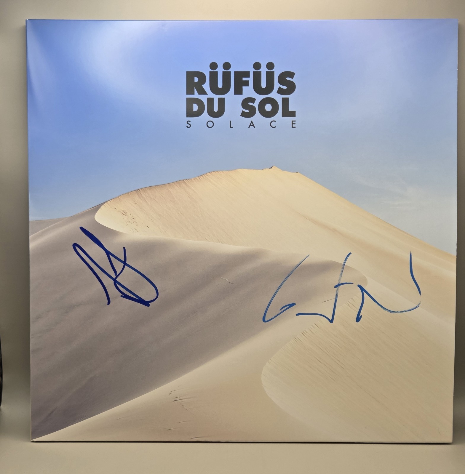RUFUS DU SOL signed autographed “SOLACE” LP RECORD BECKETT (BAS)