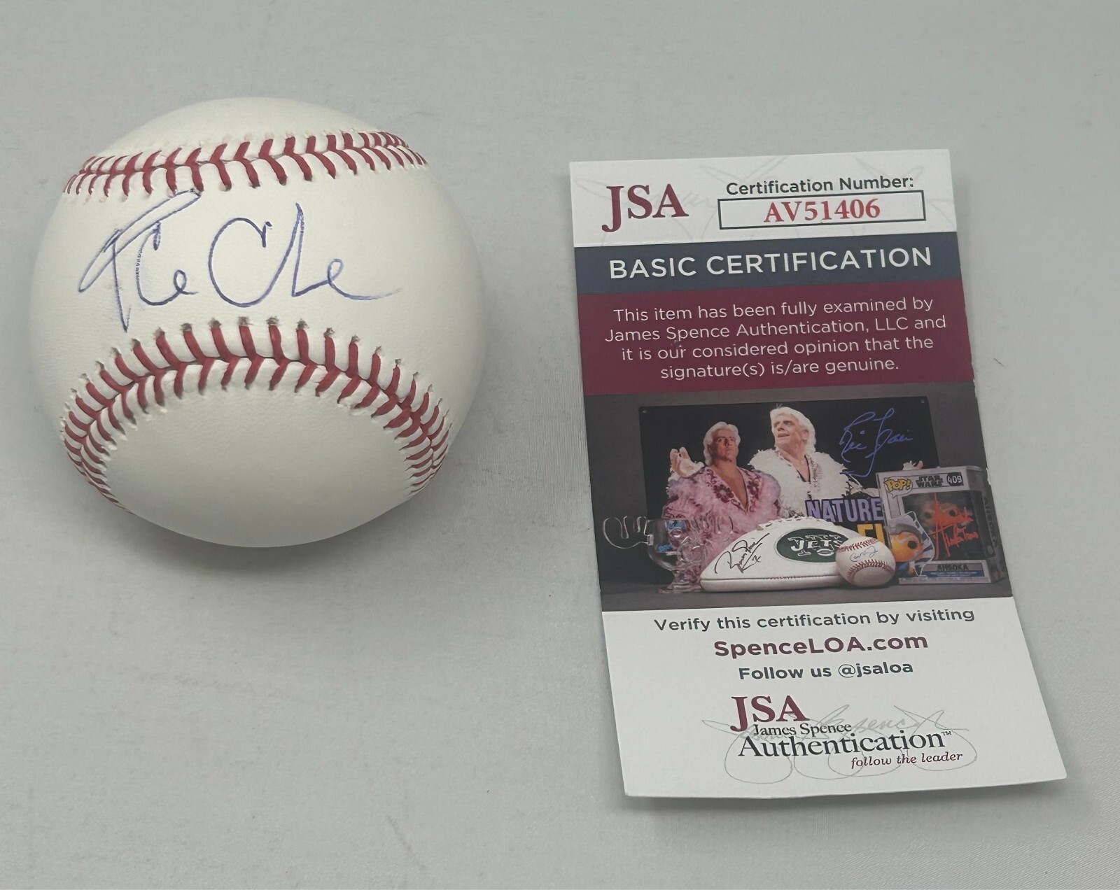 Ice Cube signed MLB Baseball N.W.A Big 3 JSA COA