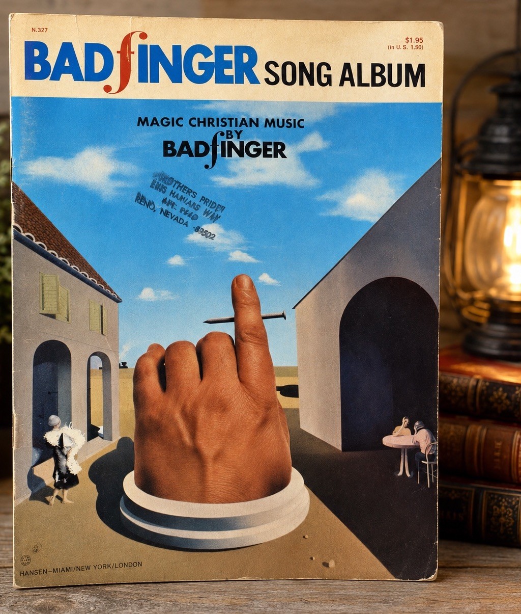 Vintage 1969 Badfinger Magic Christian Music Songbook Piano Vocal Guitar Chords