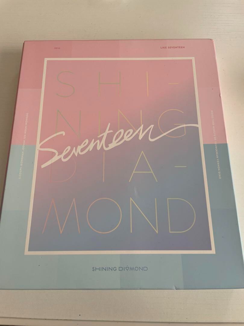 SEVENTEEN 2016 Shining Diamond CONCERT Live DVD Photobook Korean Version K pop