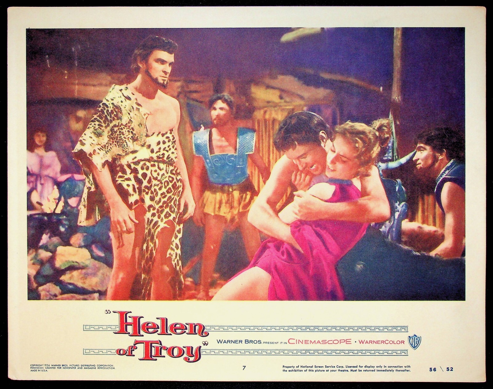 Helen of Troy Original Lobby Card 7 Historical Romance Movie Trojan War