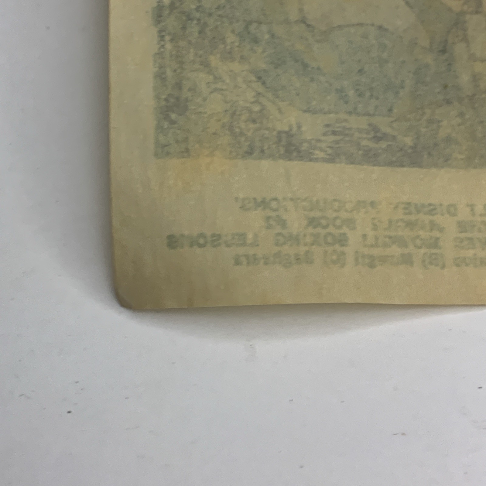 1960s JIFFY POP Popcorn Sticker Insert The Jungle Book #2 Baloo Mowgli Bagheera