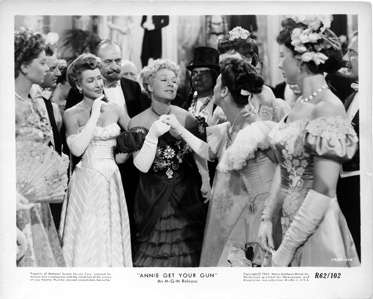 ANNIE GET YOUR GUN original MGM lobby still photo BETTY HUTTON/J. CARROL NAISH