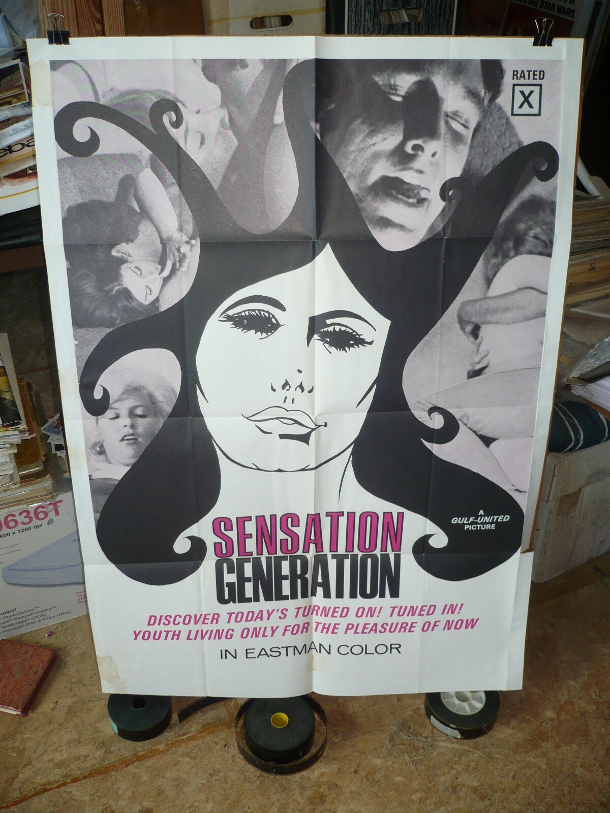 SENSATION GENERATION, orig 1-sht / movie poster [] – Adults Only / 1969