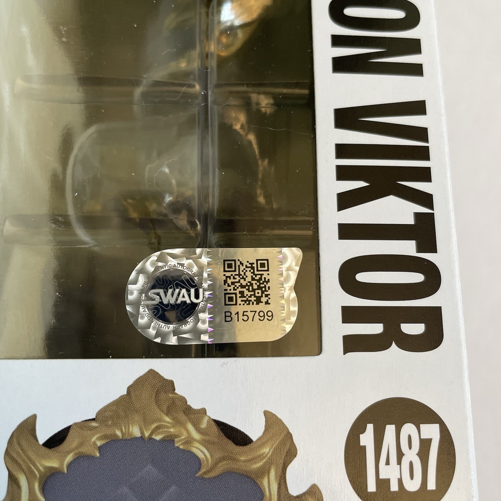 HARRY LLOYD SIGNED FUNKO POP ARCANE VIKTOR AUTOGRAPHED SWAU COA TV SHOW GAME