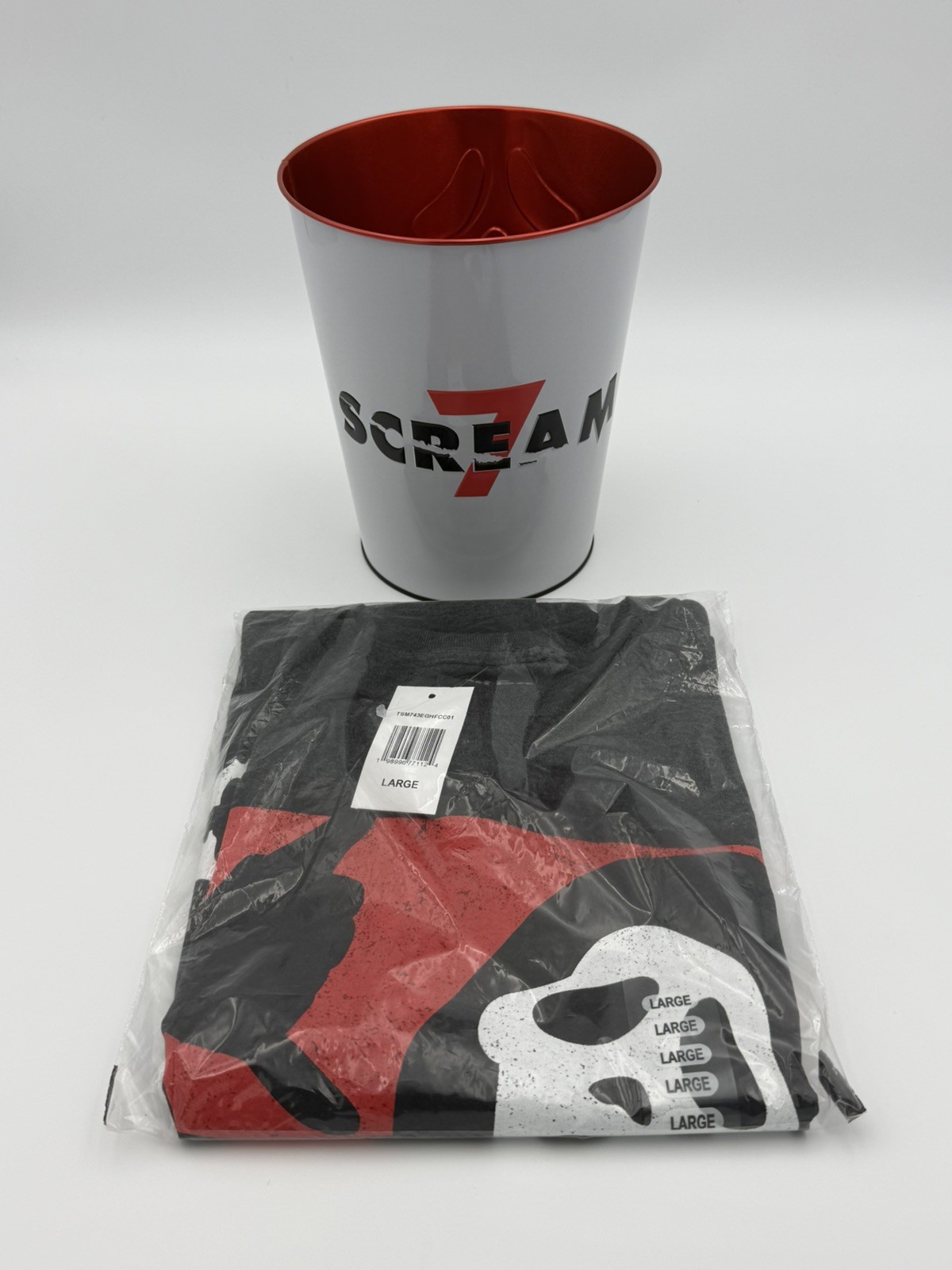 Ghost Face Call Me T Shirt & Tin Cinemark NEW Scream 7 Sealed Fast Ship Size L