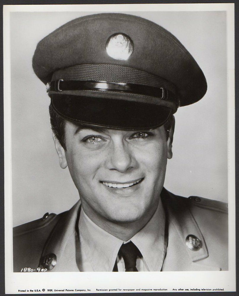 TONY CURTIS handsome actor THE PERFECT FURLOUGH Orig Photo BLAKE EDWARDS COMEDY