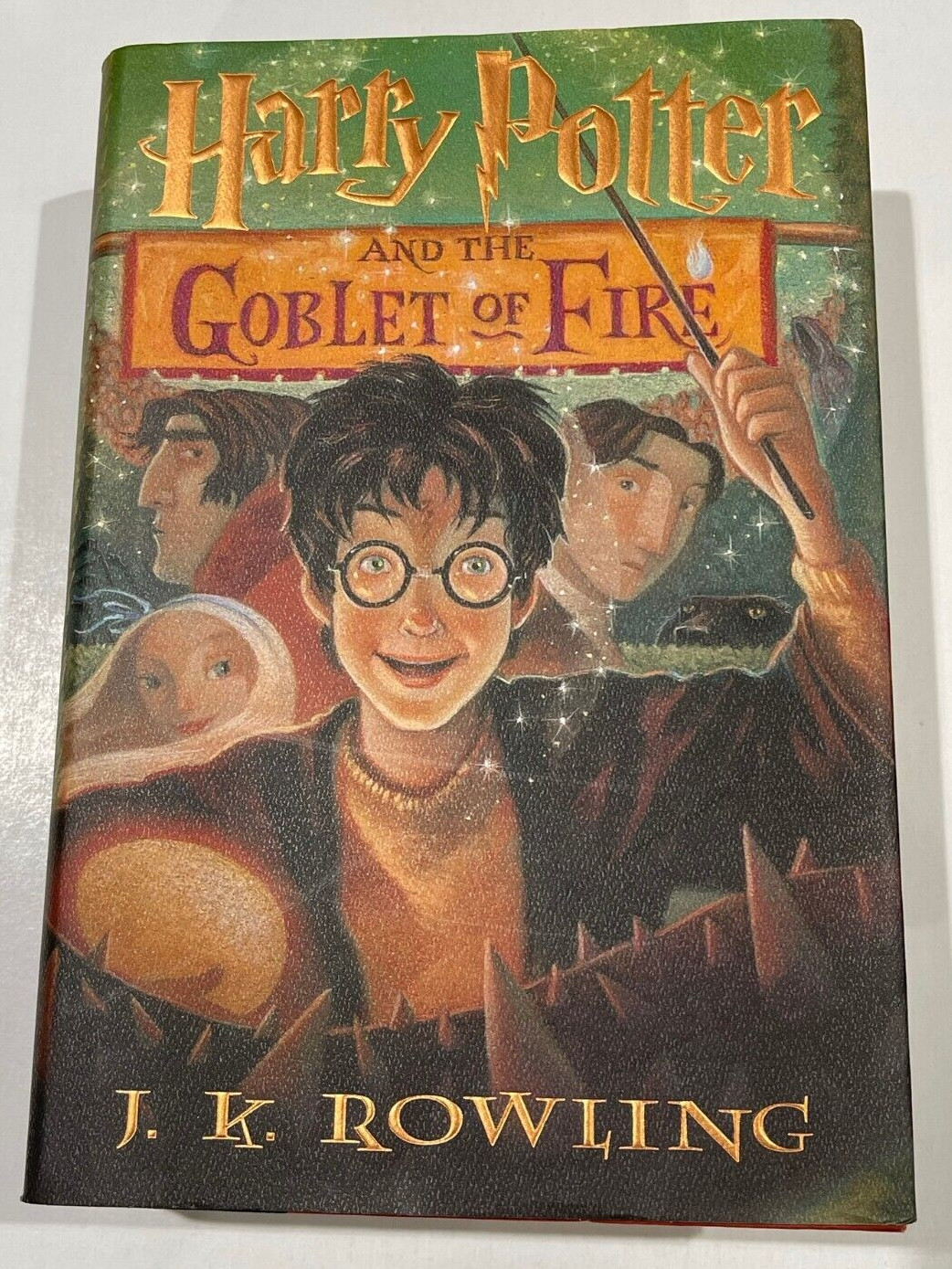 DANIEL RADCLIFFE SIGNED HARRY POTTER AND THE GOBLET OF FIRE BOOK BECKETT 7