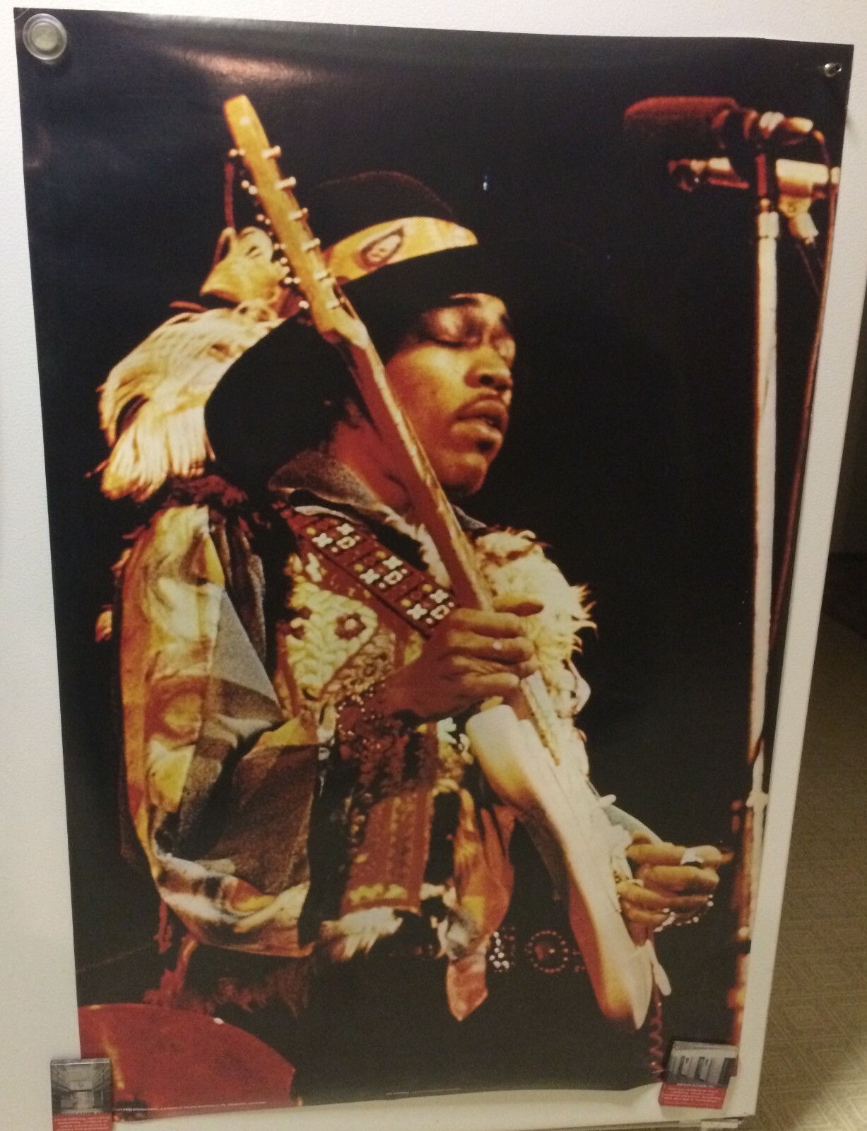 Jimi Hendrix Poster – Pace International 1979 Holmes McDougal – Mint Condition!