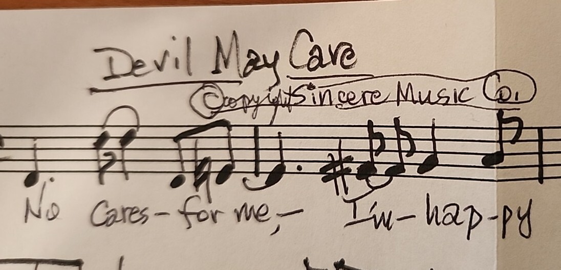 Bob Dorough Autograph School House Rock. Devil May Care