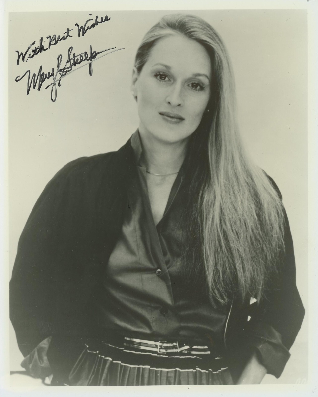 Meryl Streep “Kramer vs. Kramer” AUTOGRAPH Signed Vintage 8×10 Photo ACOA
