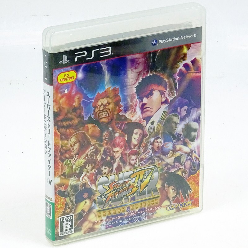 SUPER STREET FIGHTER IV Arcade Edition PS3 Sony Japan Import NTSC-J Complete