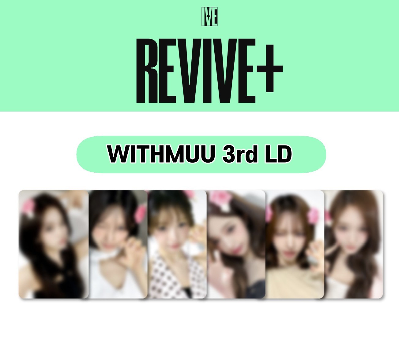 IVE The 2nd Album REVIVE Withmuu 3rd Lucky Draw Photocard [Pre-order]