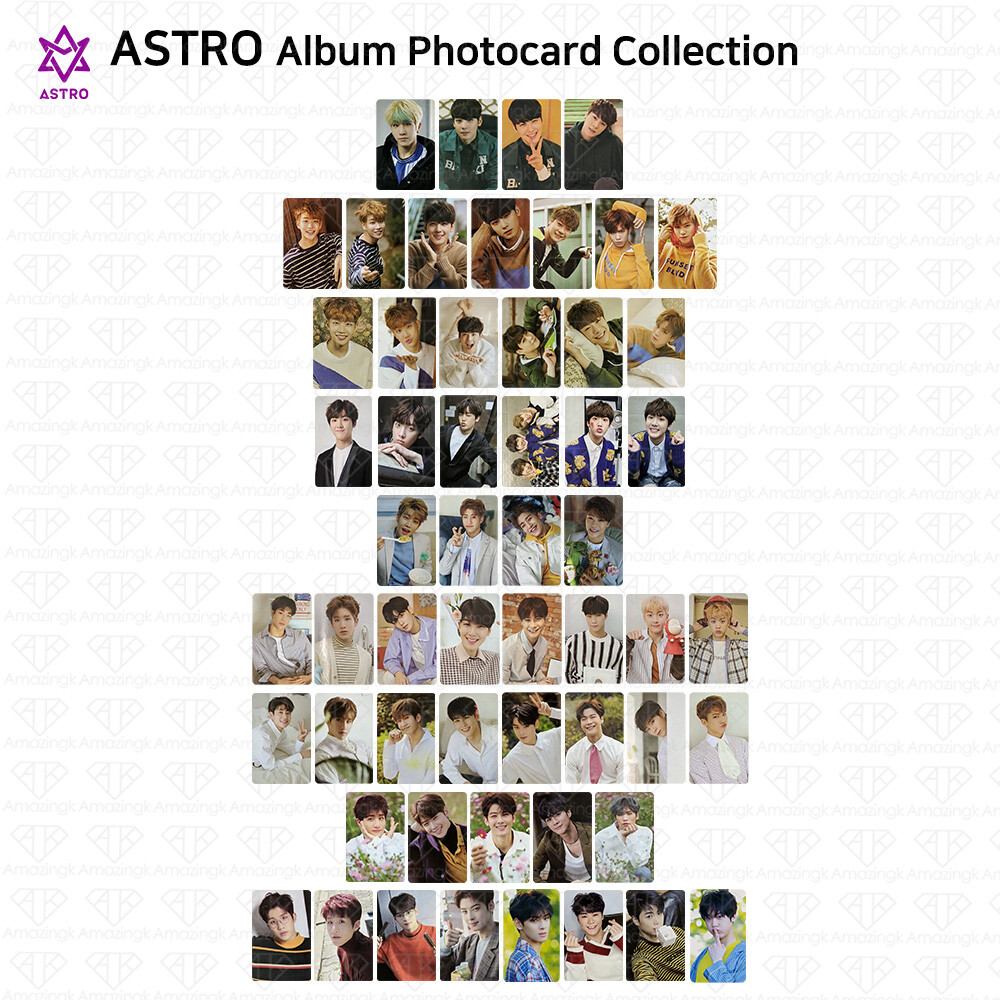 ASTRO Album Photocard Collection MJ Jinjin Eunwoo Moonbin Rocky Sanha KPOP