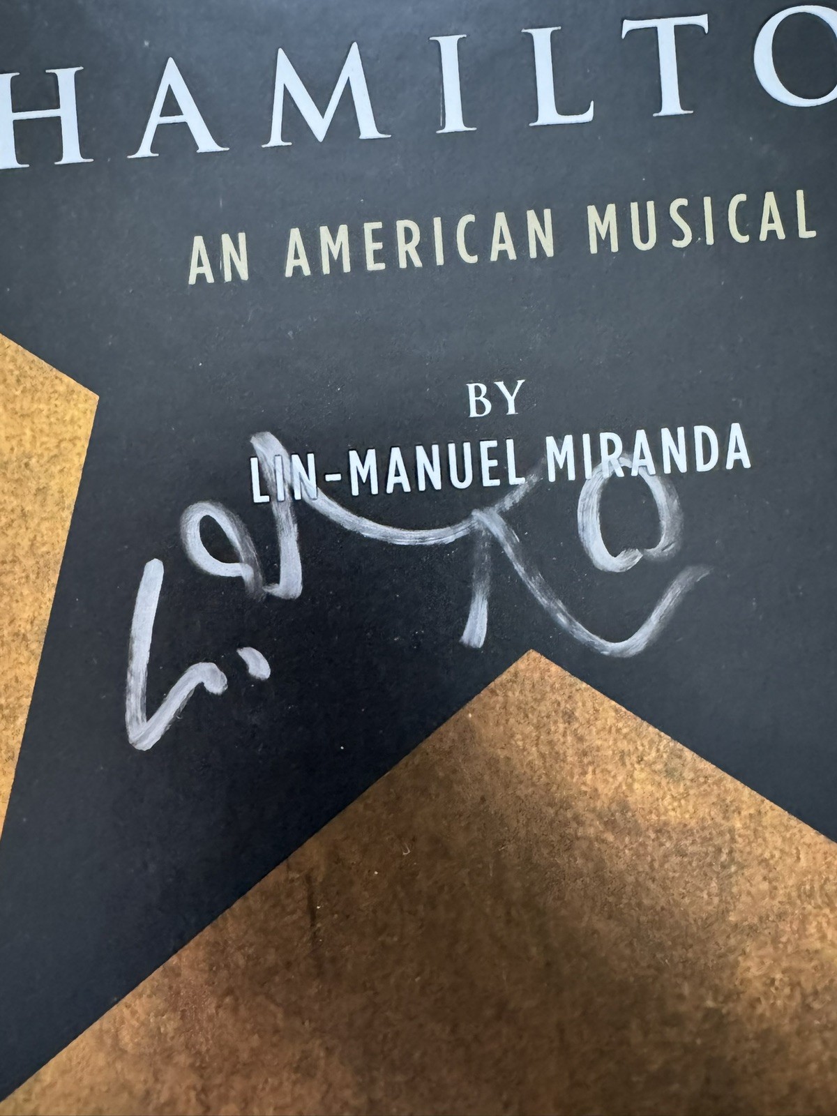 Lin Manuel Miranda Signed Hamilton Vinyl Boxset *ON COVER* Alexander Hamilton