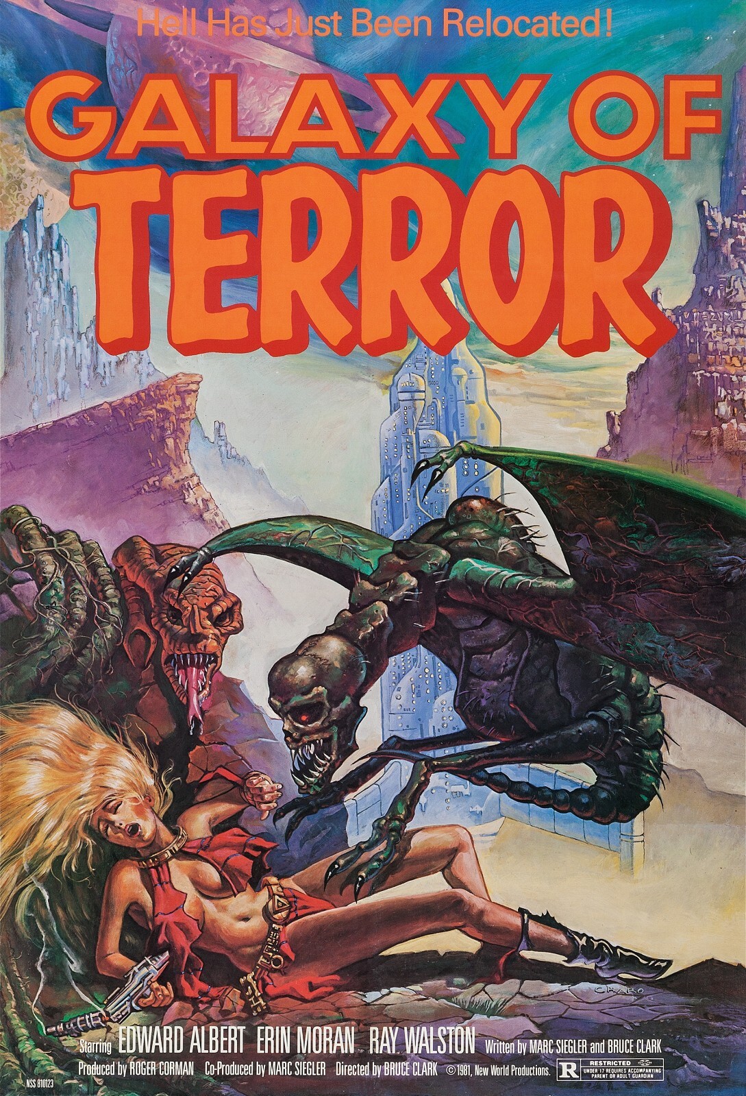 Galaxy Of Terror movie poster – 11 x 17 inches – Roger Corman (1981)