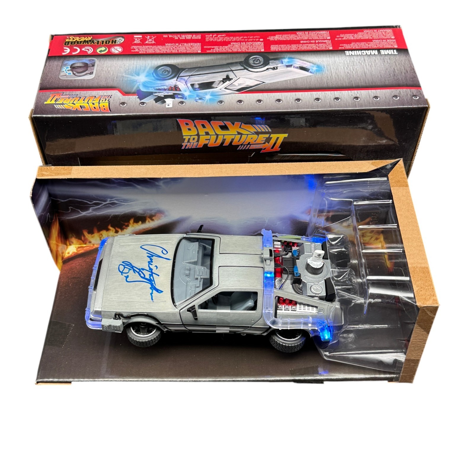 Christopher Lloyd Signed Back to the Future BTTF II DeLorean Beckett Authentic!