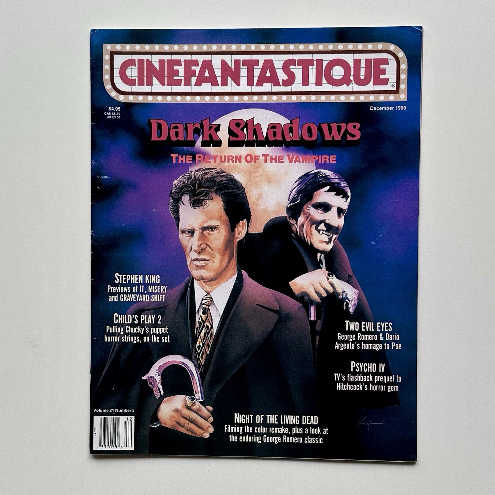 Cinefantastique Magazine – Dark Shadows: The Return of the Vampire, Dec 1990