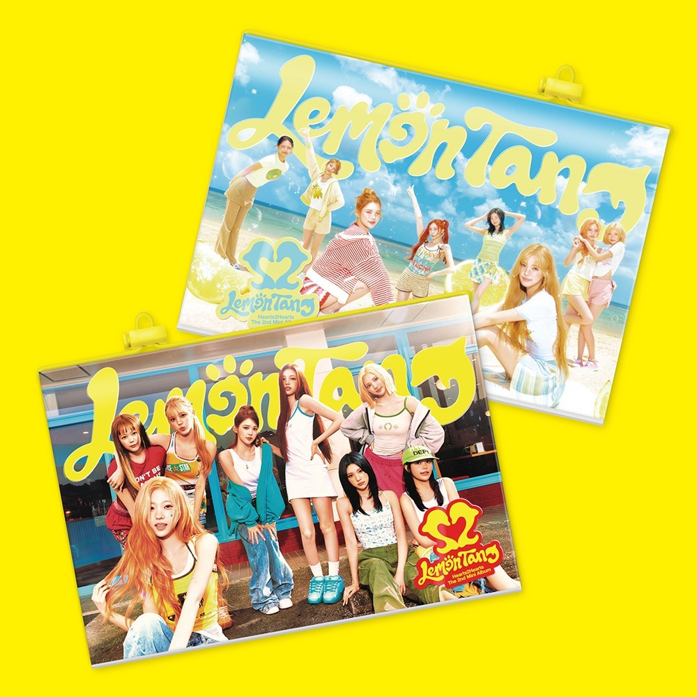Hearts2Hearts Album “Lemon Tang” [Photobook CD] Kpop Lemon Sun Ver