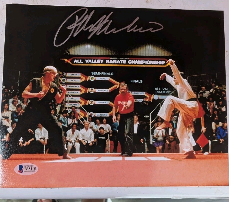 Ralph Macchio Signed Karate Kid All Valley 11×14 Photo Beckett Authenticated