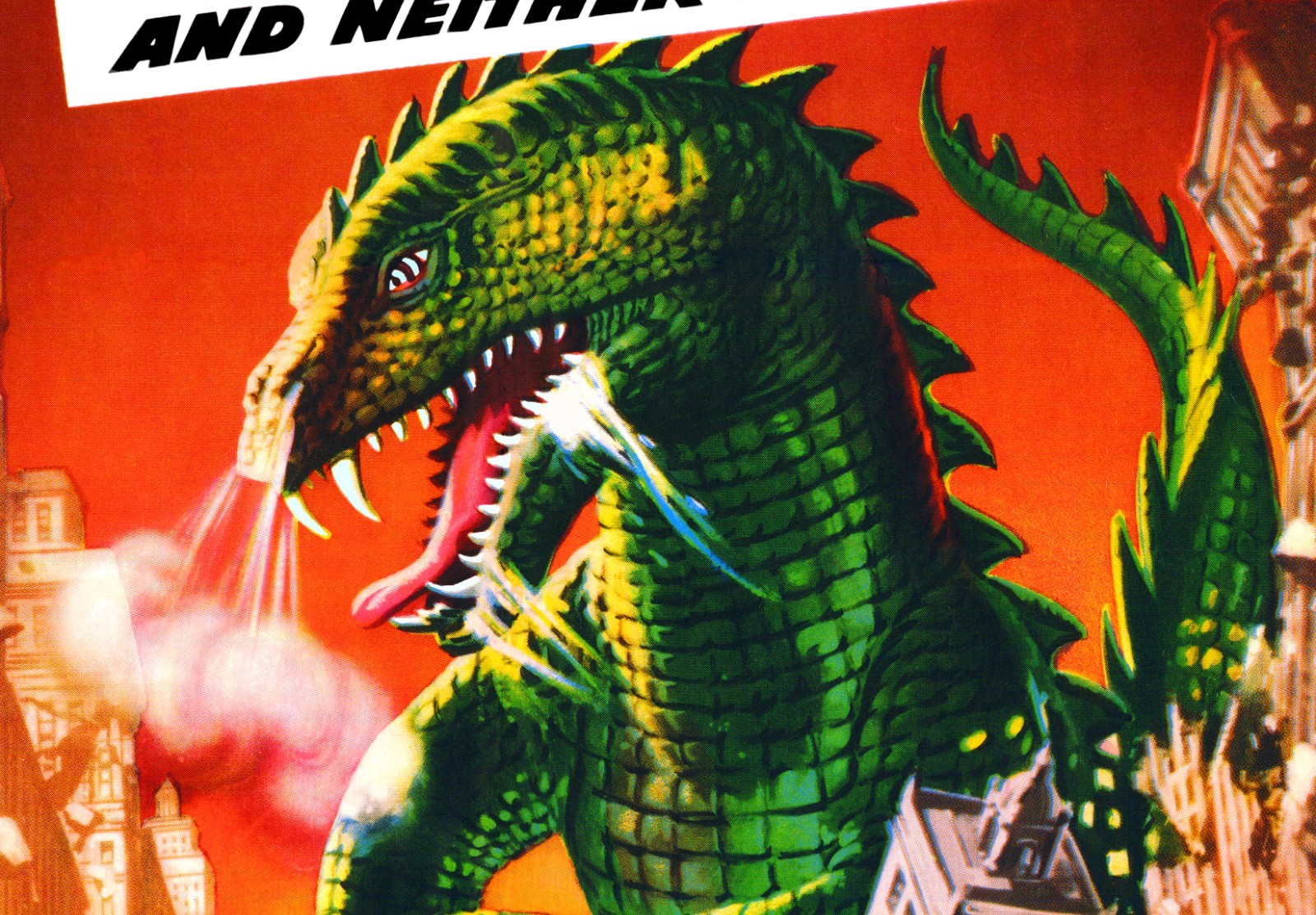 THE BEAST FROM 20,000 FATHOMS” (1953) 27″x41″ – sci-fi one sheet movie poster!!