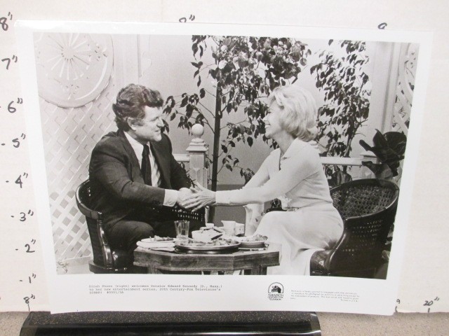DINAH SHORE TV show promo photo 1970s EDWARD KENNEDY #2 handshake