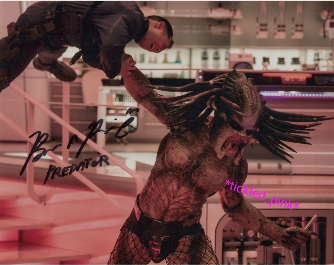 Brian A. Prince from Black panther signed 8×10 Photo from The Predator w/COA