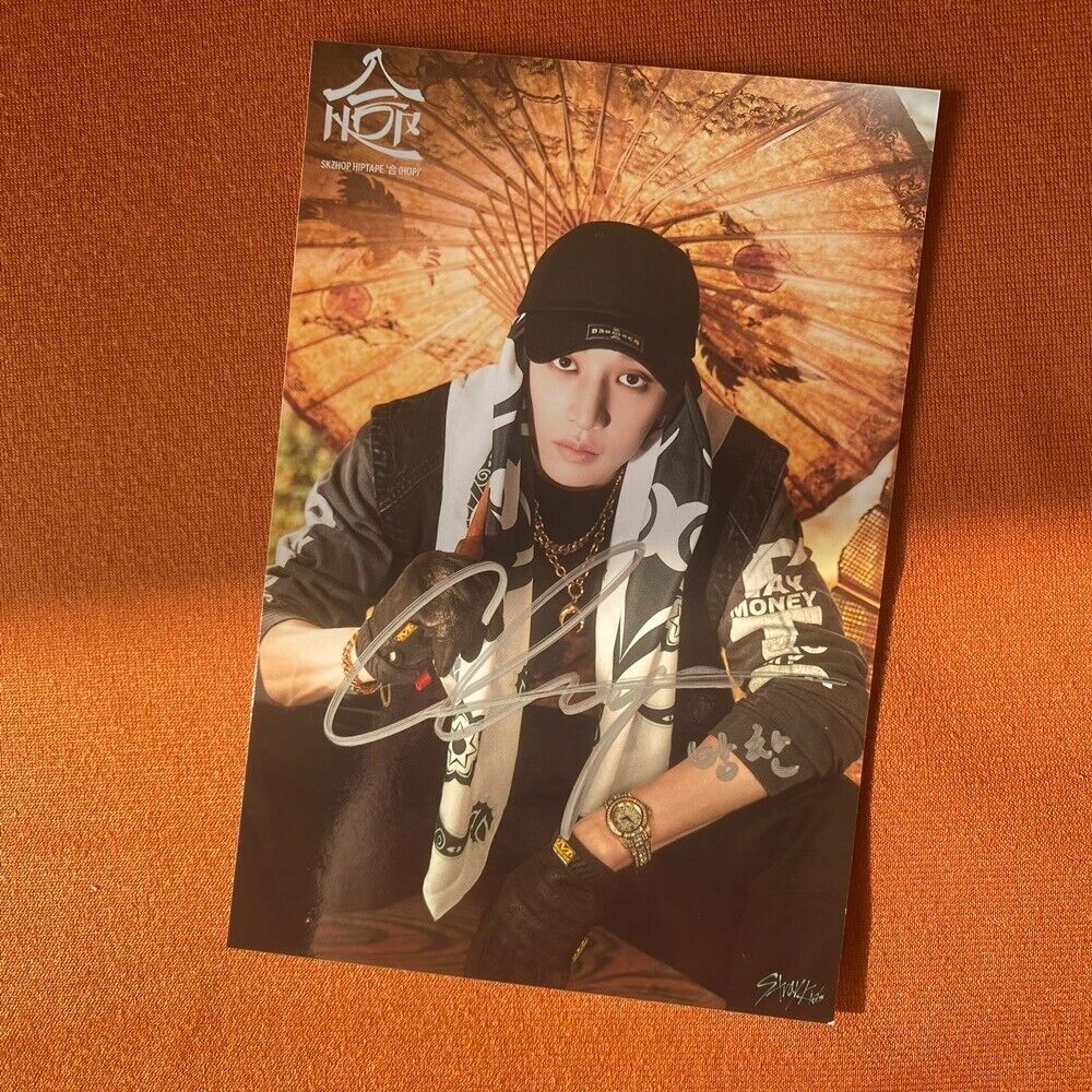 2024 STRAY KIDS 合 HOP WALKING ON WATER AUTOGRAPHED HAND SIGNED PHOTO 4*6