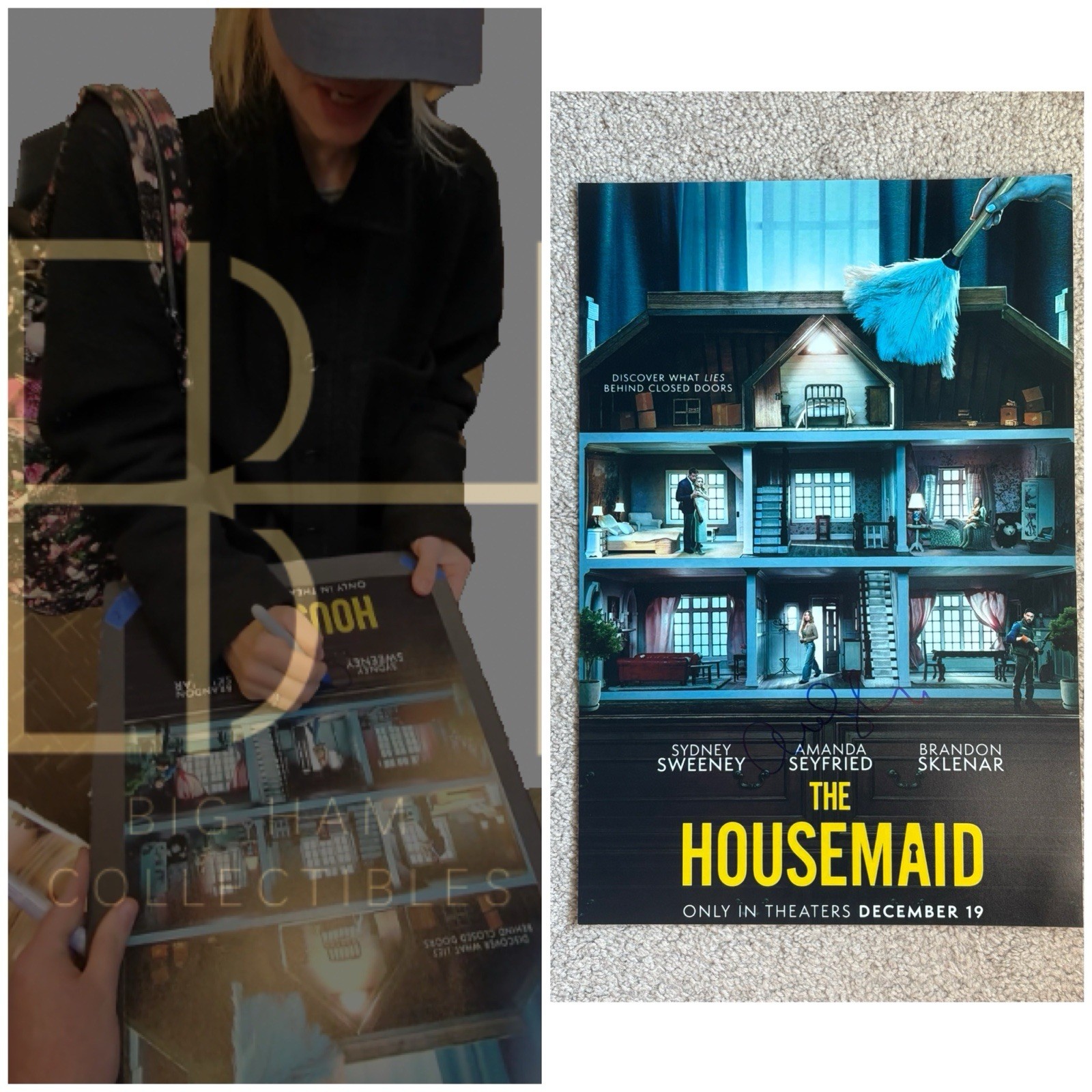 Amanda Seyfried Signed Autographed The Housemaid 12×18 Photo Movie EXACT PROOF!
