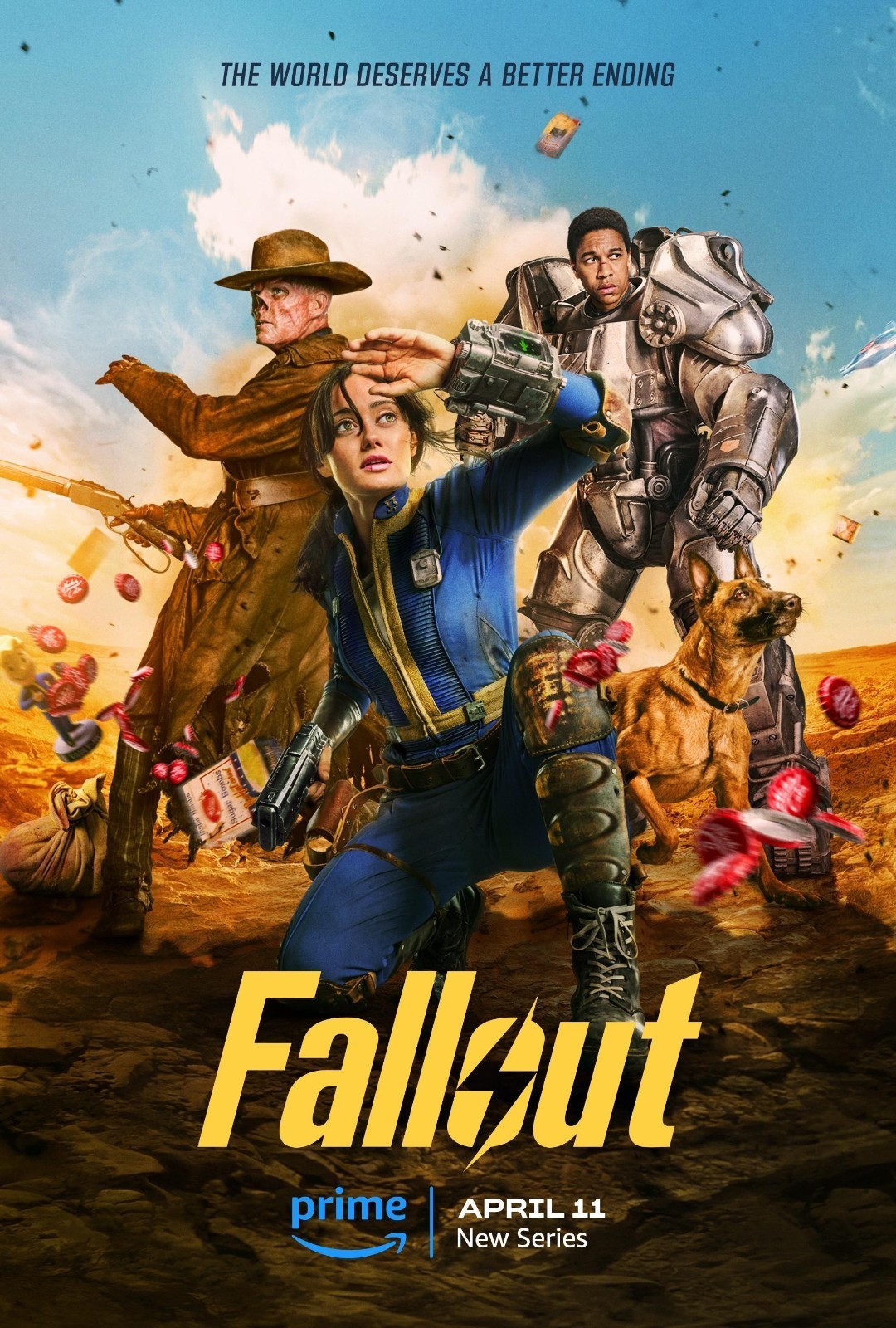 2024 Fallout Movie Poster 11X17 Ella Purnell Aaron Moten Moises Arias 🍿