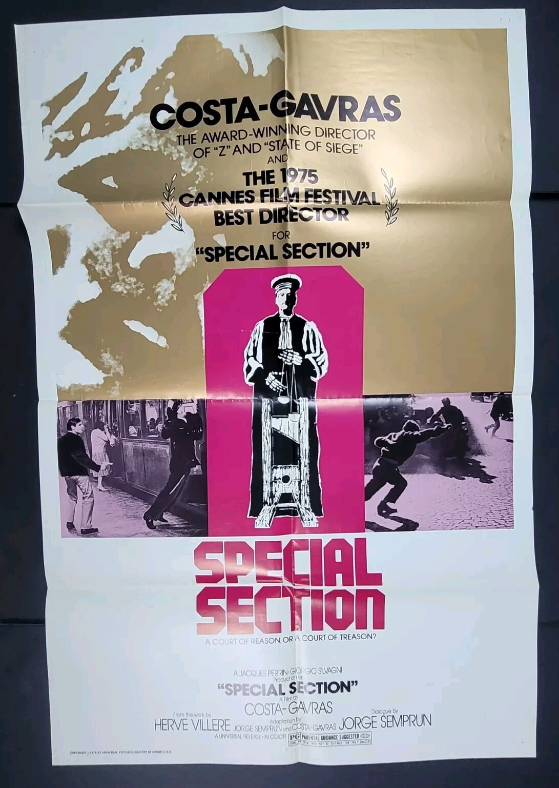 1976 Special Section Vintage One 1 Sheet Movie Poster Original 24×41