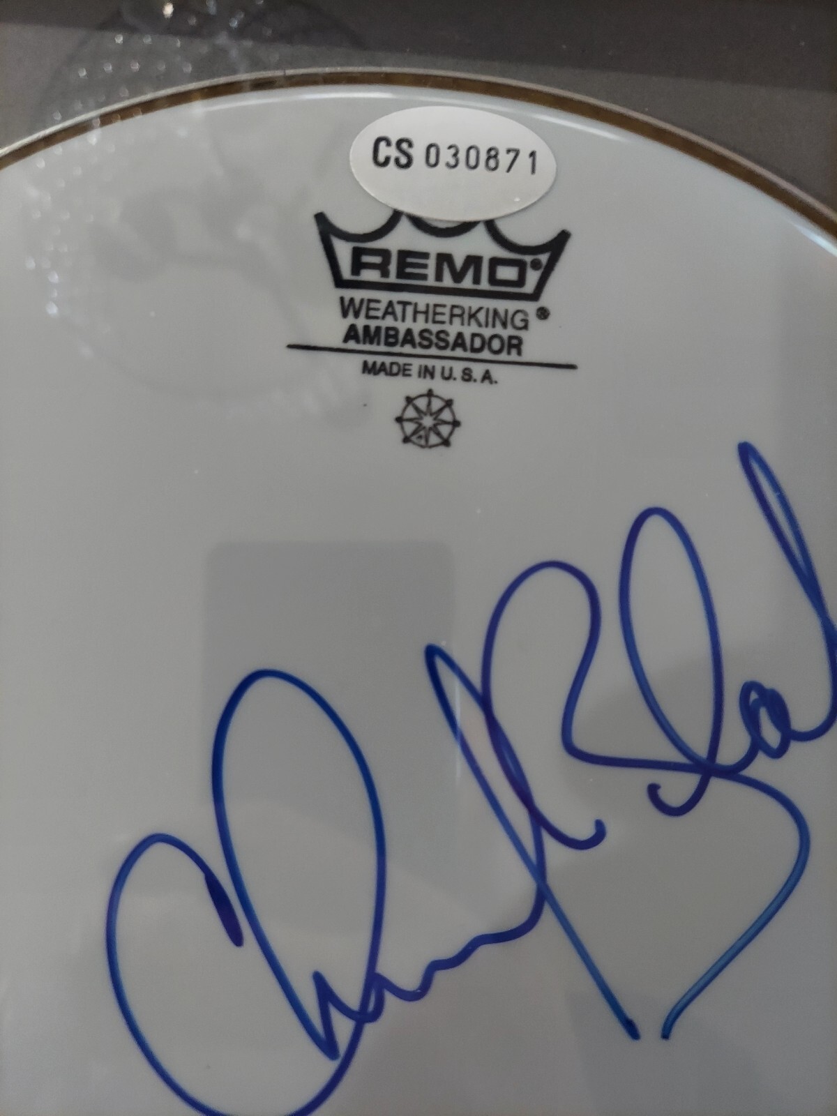 Clint Black Autographed Signed REMO DRUMHEAD!! COA AUTHENTICATED CS 030871 MS2