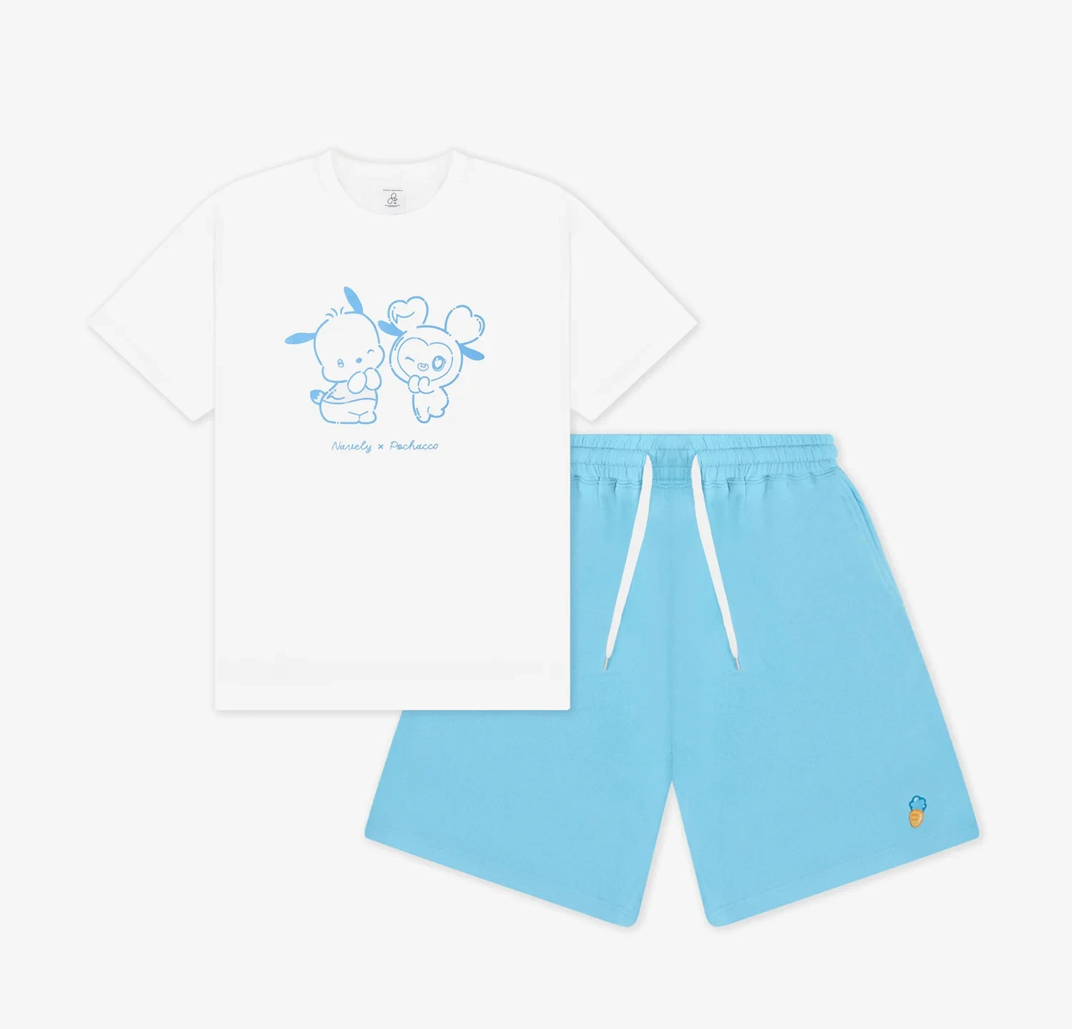 TWICE SANRIO Collabo Set Up T-shirt and Pants L size NAYEON NAVELY Pochacco ver.