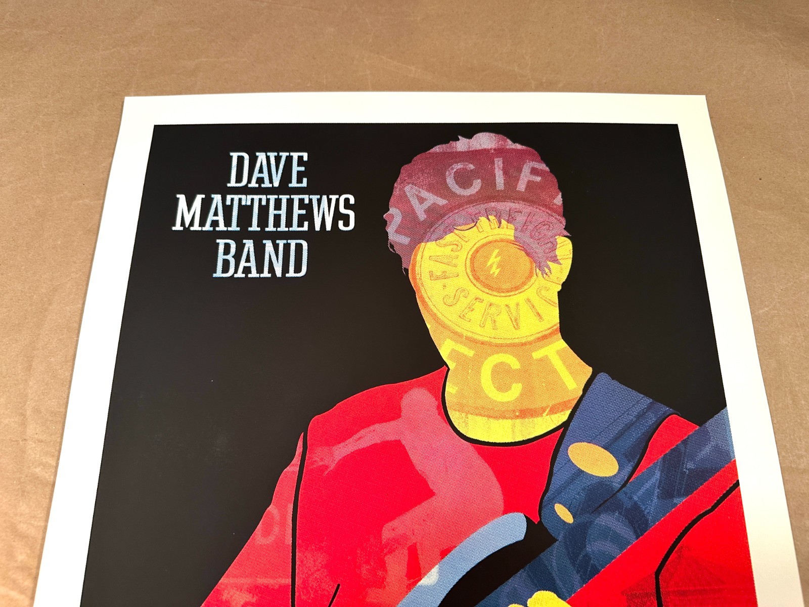🚦 Dave Matthews Band Poster Irvine 2012 Methane Signed AP Stefan 9/8 Meadows CA