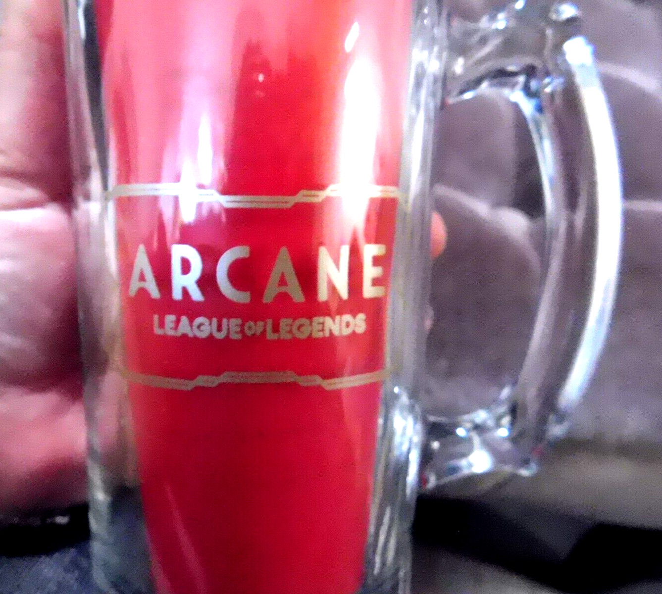 ARCANE League of Legends PROMO glass mug VS