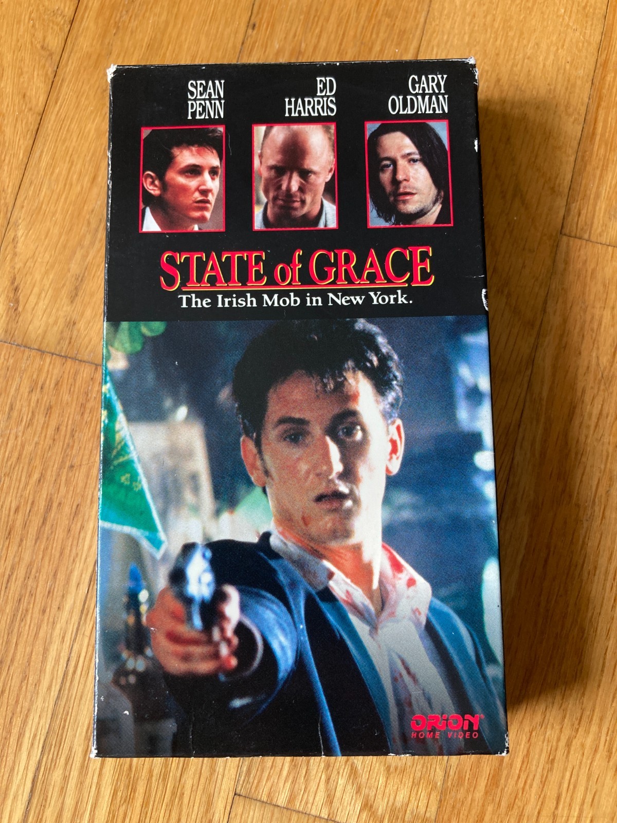 John C Reilly Signed Autographed State of Grace VHS Box +Tape Penn Harris Oldman