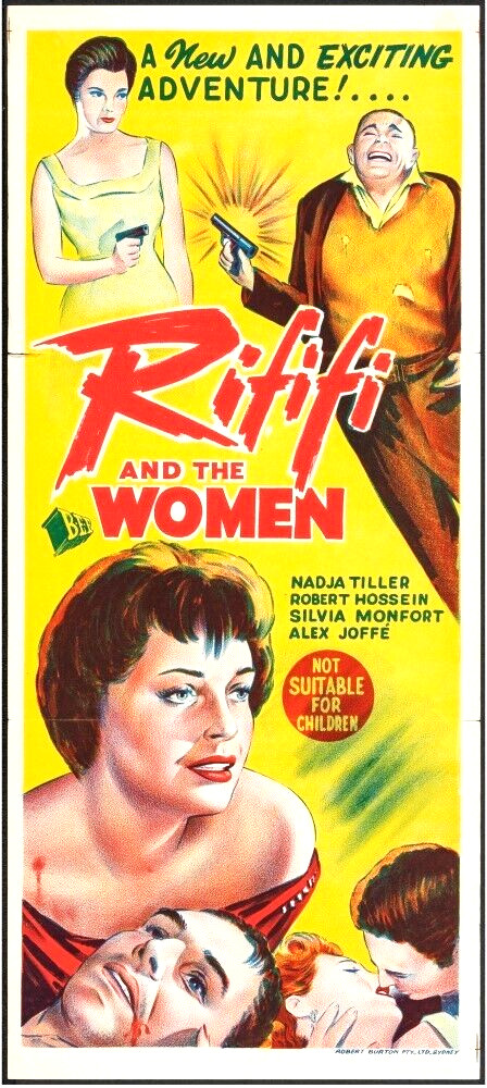 poster folded RIFF RAFF GIRLS 1959 Original Australian Daybill 13×30