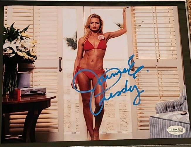 Jaime Pressly Sexy signed autographed 8×10 photo. JSA certified
