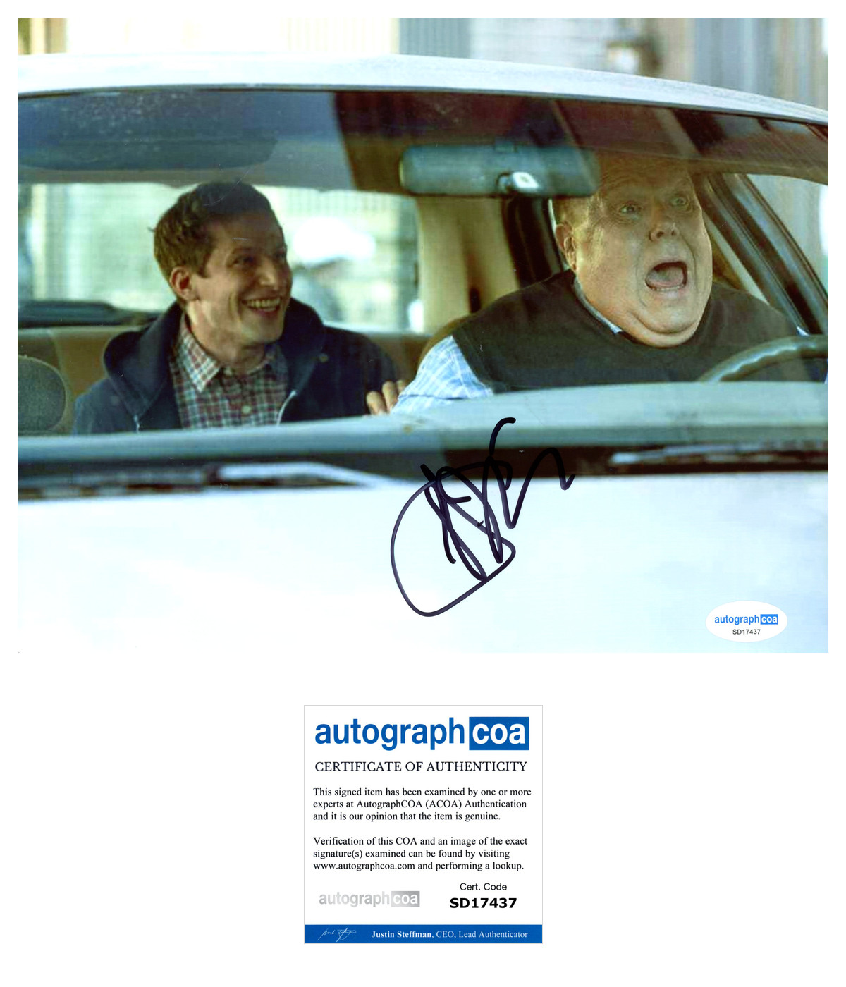 * JOEL MCKINNON MILLER * signed 8×10 photo * BROOKLYN NINE-NINE * ACOA *