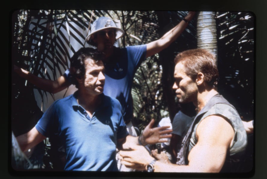 Predator John McTiernan Arnold Schwarzenegger Original 35mm Transparncy Set Shot