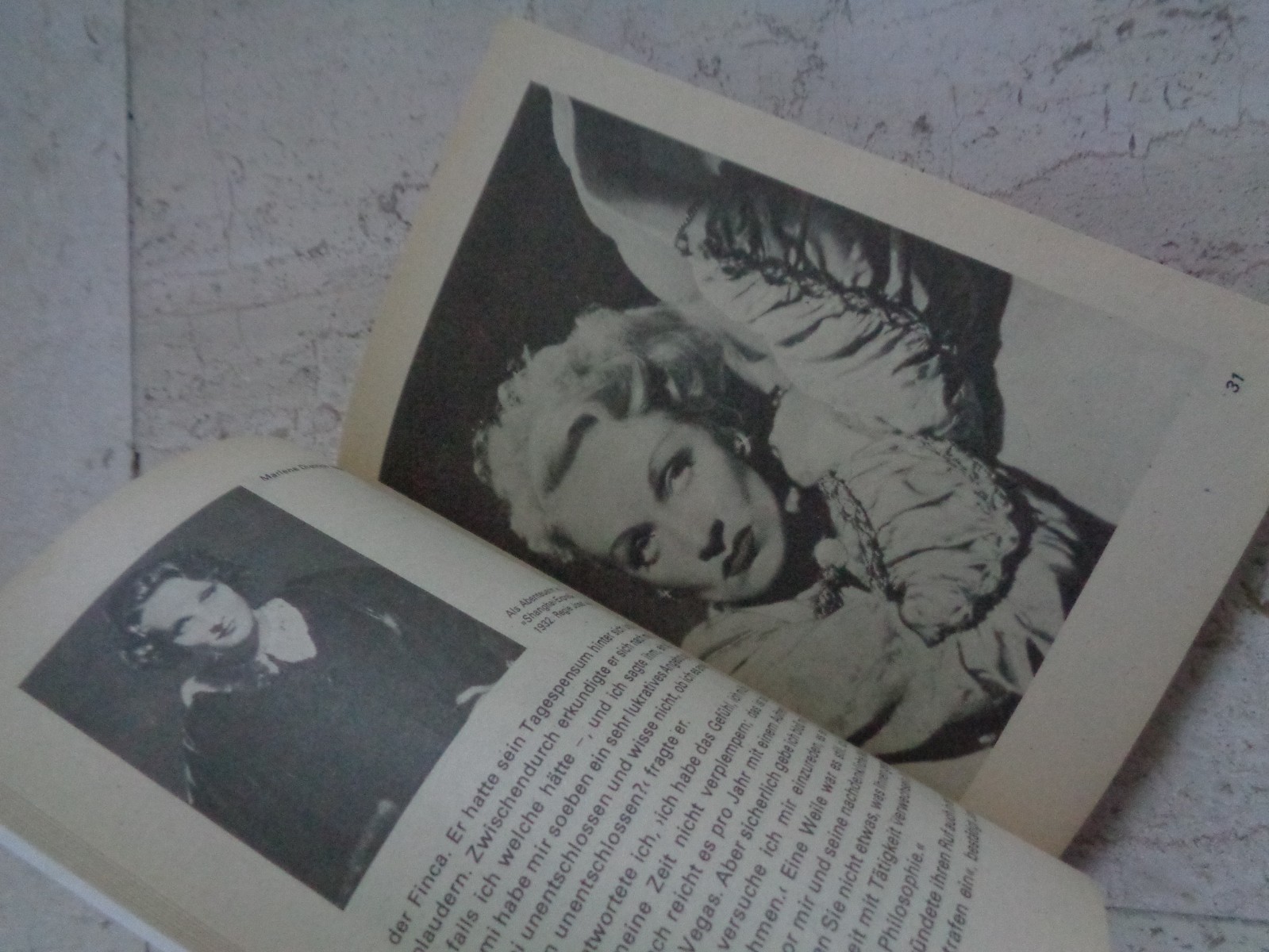 Marlene Dietrich RARE exclusive german 1975 biography book with photos
