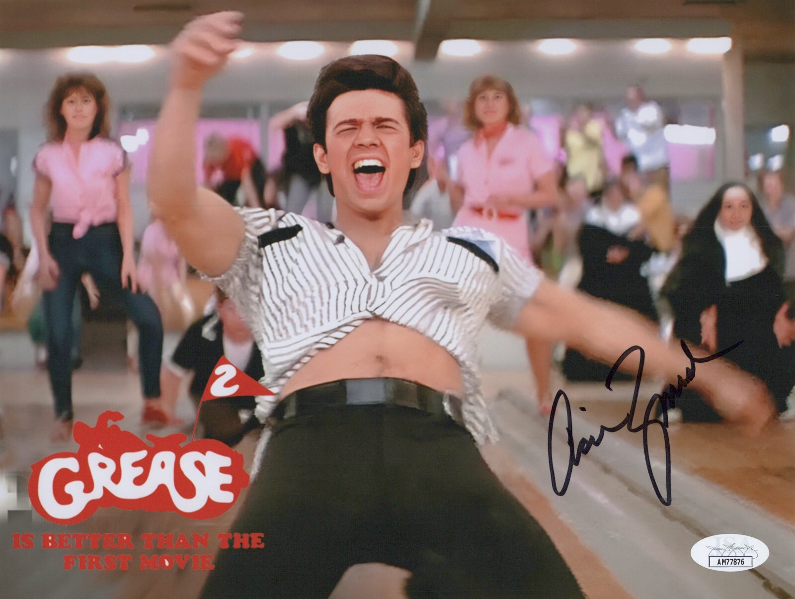 ADRIAN ZMED Signed GREASE 2 8×10 Photo AUTHENTIC Nogorelli Autograph JSA COA